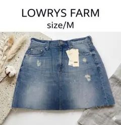 LOWRYSFARM ローリーズファーム　デニム　ミニスカート M　新品未使用