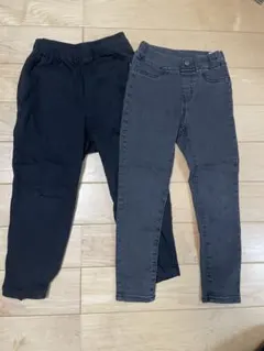 GU キッズ　パンツ2本セット　110センチ