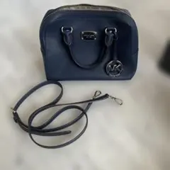 MICHAEL KORS ネイビー ショルダーバッグ