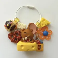 じゃらじゃらキーホルダー　と　ガチャ　トムとジェリー　ジェリー　セット売りのサムネイル