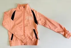 PUMA ピンクオレンジ　ジップアップジャケット