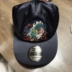NEWERA】埼玉西武ライオンズ9FIFTY ネイビーキャップ メタル風Lロゴ 