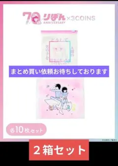 【２箱セット】ストックバッグ りぼん×3COINSときめきトゥナイト