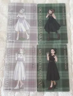 ヒロアカ　10周年　bones ボンズストア　麗日お茶子　八百万百　クリアカード