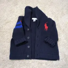 Ralph Lauren 12M ネイビー カーディガン