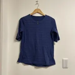 エレメントオブシンプルライフ カットソー Mサイズ 紺