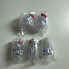 モンチッチ×ハローキティ めじるしアクセサリー　5個セット