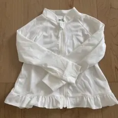 110cm フリル付きラッシュガード UVカット