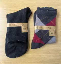【未使用】tutuanna　チュチュアンナ　ウールMIX　靴下　2足セット