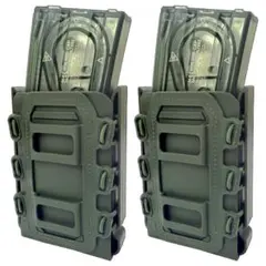 マガジンポーチ マグポーチ オリーブドラブ 2個 M4 AK P90 SCAR