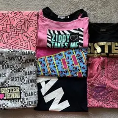 JENNI,ANAP,ZIDDY,CHEER子供服7点セット ダンス＋おまけ服