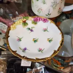 新品　未使用　ロイヤルアーデン　華やかな装飾皿 ミニ皿　箱無し　皿本体のみのサムネイル