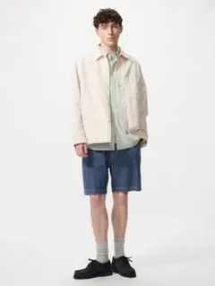 UNIQLO ネイビーショートパンツ Lサイズ