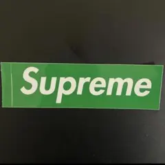 Supreme ステッカー グリーン