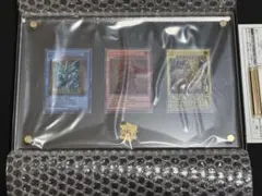 遊戯王OCGデュエルモンスターズ 三幻神スペシャルカードセット（ステンレス製）のサムネイル