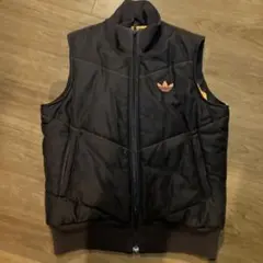 値下げ⭕️adidas 濃茶中綿ベスト S