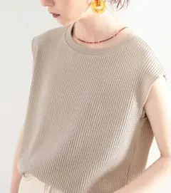 秋分の日セール☆classicalelf ワッフル フレンチスリーブトップス