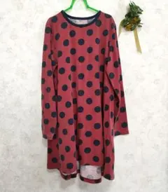 ニッセン　長袖　カットソー　ワンピース　150