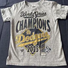 MLB ドジャース ワールドシリーズチャンピオン Tシャツ 2024 L グレー