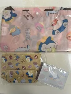 ポケモン　バッグ、ポーチ、メモ帳