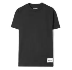 ジルサンダー　JIL SANDER+ ブラック Tシャツ　新品　未使用