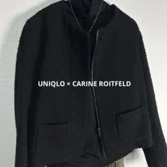 フリース ノーカラージャケット