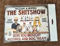 【ブリキ/匿名発送】アンティーク プレート