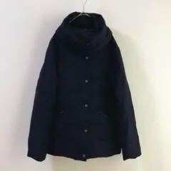 4527 KEITH キース　ダウンジャケット　黒　サイズ４４　ネイビー　紺色