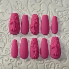 ネイルチップ クロムネイル マットネイル 蛍光ネイル