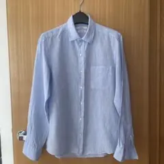 美品＊ジャーナルスタンダードレリューム リネンシャツ M ブルー 洗える 春夏