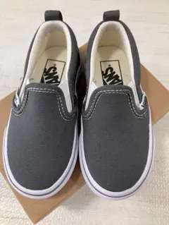 【美品】VANS キッズスニーカー グレー 14.0cm