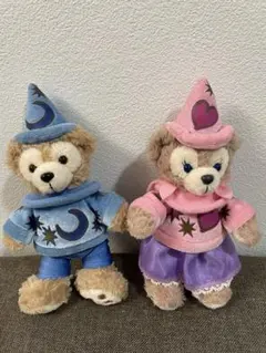 【４】　シェリーメイ　ぬいぐるみバッジ　ぬいば　１０周年　（ダッフィー） ディズニー ダッフィー シェリーメイ ぬいぐるみバッジ 生誕 10周年