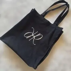 rienda ロゴキャンバストートバッグ ブラック