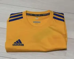adidas イエロー サッカーシャツ 半袖　Lサイズ