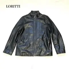 ロリッティ　リアルレザージャケット(9)スタンドカラー　ジップアップ　クール