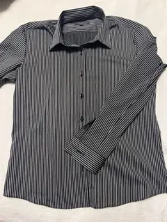 ブリックハウスBRICKHOUSEシャツ 黒×グレー Lサイズ