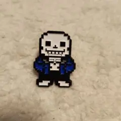 Sans ピンバッジ ピクセルアート　アンダーテイル
