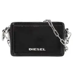 DIESEL ディーゼル レザー ショルダーバッグ ブラック TWICE モモ着