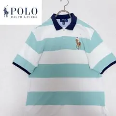 90s Polo Ralph Laurenビッグポニー ボーダー L swag - メルカリ