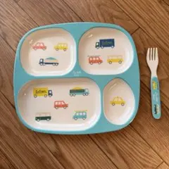 子供用　カトラリー　食器　お皿　ワンプレート　クルマ　車