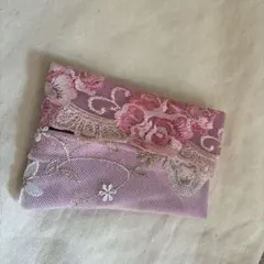 ハンドメイド　ポケットティッシュケース