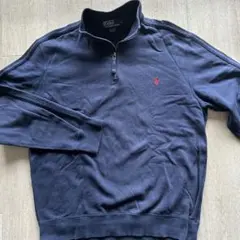 Polo by Ralph Lauren ネイビー ジップアップ トレーナー L