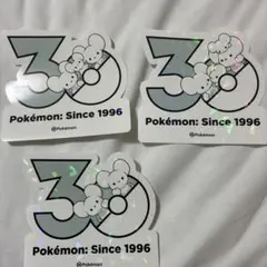 韓国限定 ポケモン メガフェスタ 30周年 ランダムステッカー