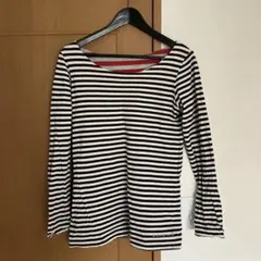 Kastane リバーシブルボーダー長袖カットソー