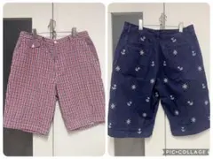 メンズショートパンツ2点セット☆GLOBALWORK、coenのサムネイル