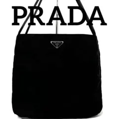 美品　プラダ　PRADA トートバッグ　ショルダーバッグ　ナイロン　黒　ブラック