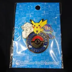 ポケセン 札幌 限定 ロゴ ピンズ バッチ バッジ ポケットモンスター ③のサムネイル