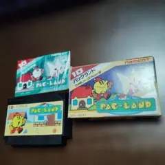 namcot '85 ファミコンソフト チラシ 2枚セット ナムコ パックランド