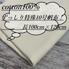 1322/3 長1ｍ 綿100％ 特殊 10号帆布 生地 布 布地