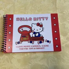 お値下げ⭐️サンリオ ハローキティ リングミニノート　2001年シール付き　未使用